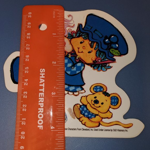 New! Vintage Blueberry Muffin Sticker - RARE - Picture 5 of 9